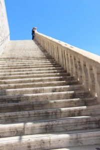 The Benitez Euro Adventures 2017 Part 1 – Italy (Rome, Assisi, Tivoli) Stairs of The Basilica in Assisi