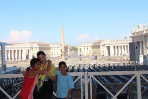 The Benitez Euro Adventures 2017 Part 1 – Italy (Rome, Assisi, Tivoli) Overlooking The Vatican Plaza