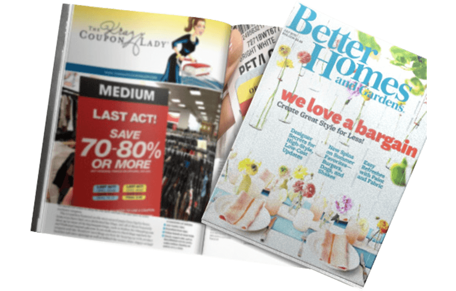 The Krazy Coupon Lady in a Better Homes and Gardens Magazine Article