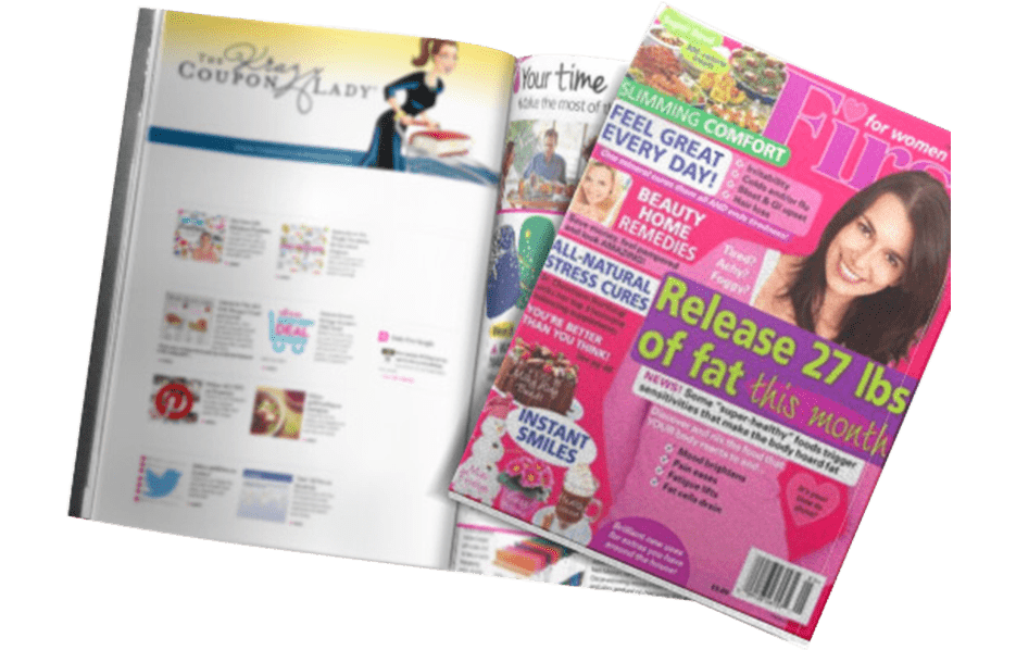 The Krazy Coupon Lady in a First For Women Magazine Article