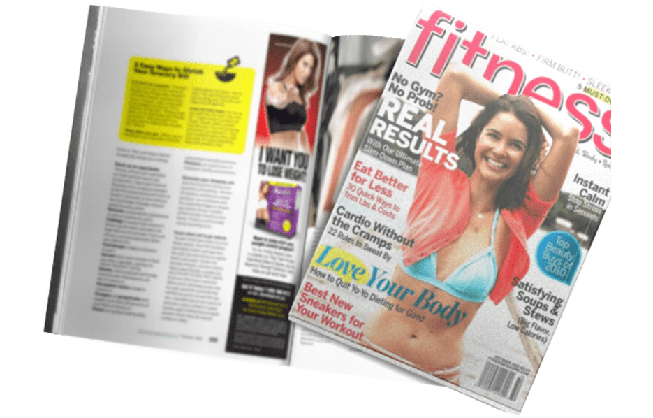 The Krazy Coupon Lady in a Fitness Magazine Article
