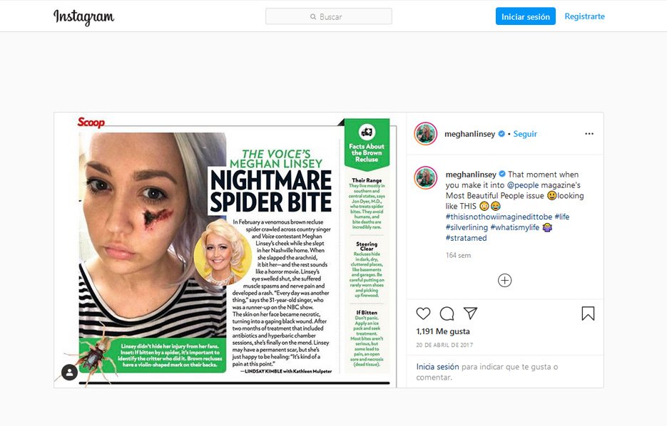 Stratpharma products being used in a Meghan Linsley Instagram Post