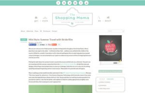 Stride Ride Products in a Shopping Mama Blog Article
