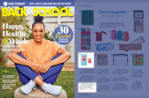 Mabel´s Labels Kid's Medical Alert Labels in USA TODAY Back to School Magazine Article