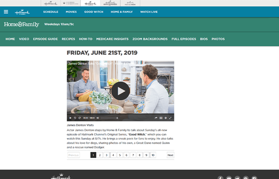 Cali'Flour Foods in a Hallmark Channel - Home and Family Blog Article