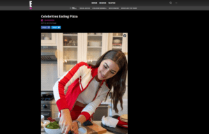 Cali'Flour Foods recipe being made by Former Miss Universe Olivia Culpo in a E! News Blog Article