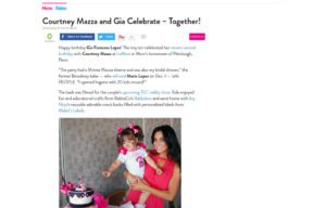 Courtney Mazza using Mabel's labels products in a Moms and Babies Blog Article