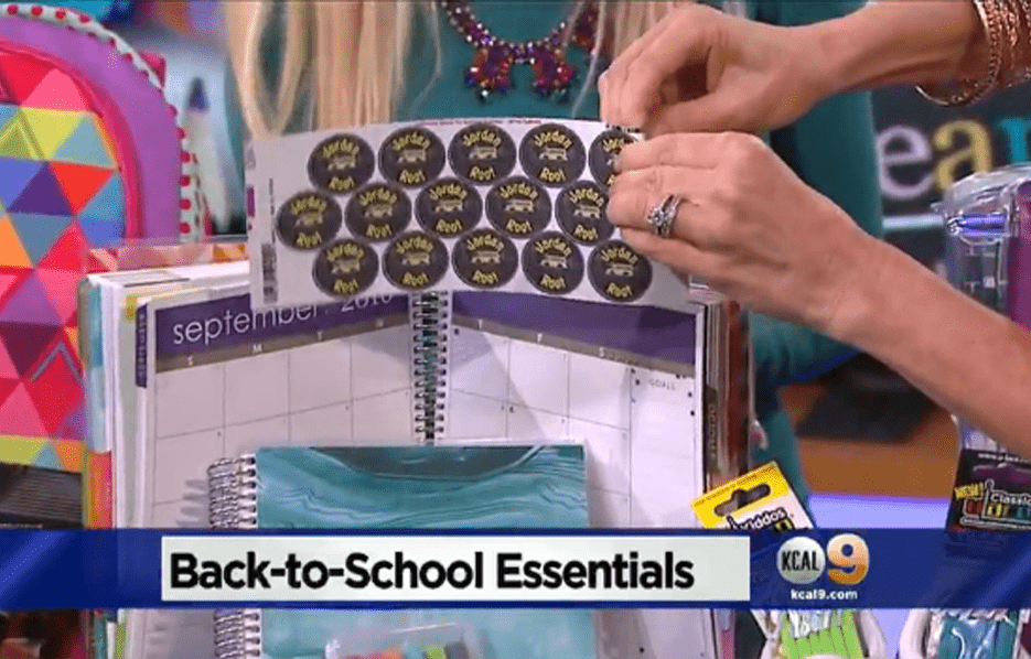 Mabel's labels products in KCAL9 News