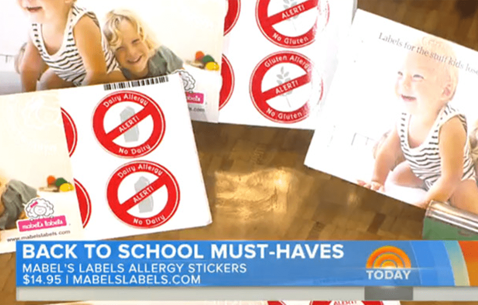 Mabel's labels products in The Today Show