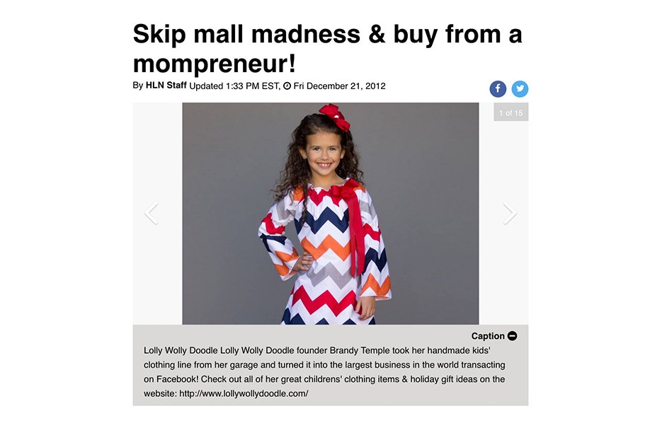 Posh Mommy products in a HLN Blog Article