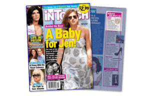 Posh Mommy products in a InTouch Magazine Article