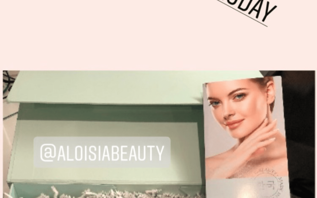 Alyssa Milano mentioning Aloisa Beauty in her Instagram Stories